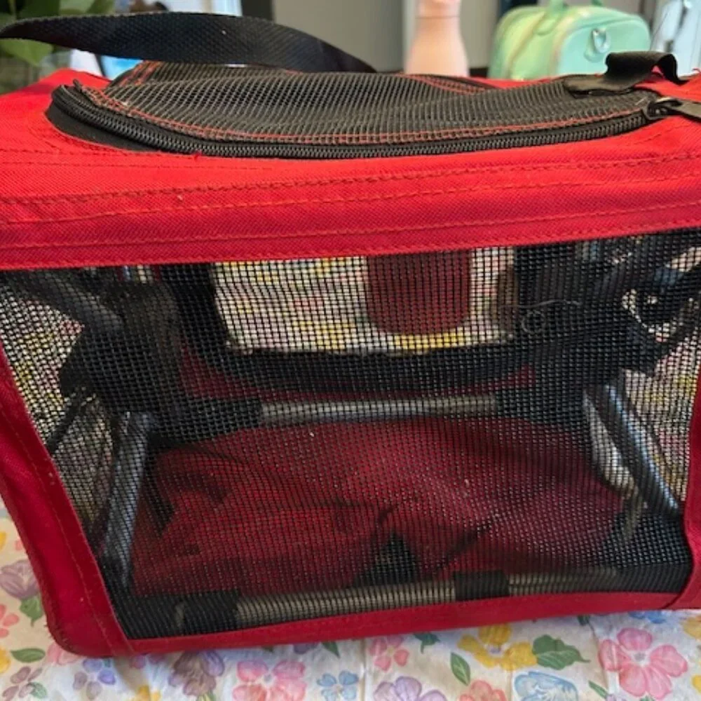 Canvas & Mesh Small Pet Carrier
